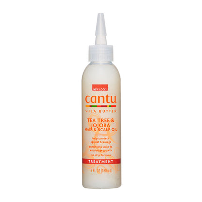 Cantu hair and scalp oil | Tea tree oil infused | Jojoba oil infused | Intense hydration | nourish hair and scalp | Softer hair | Promotes hair growth | Shea butter