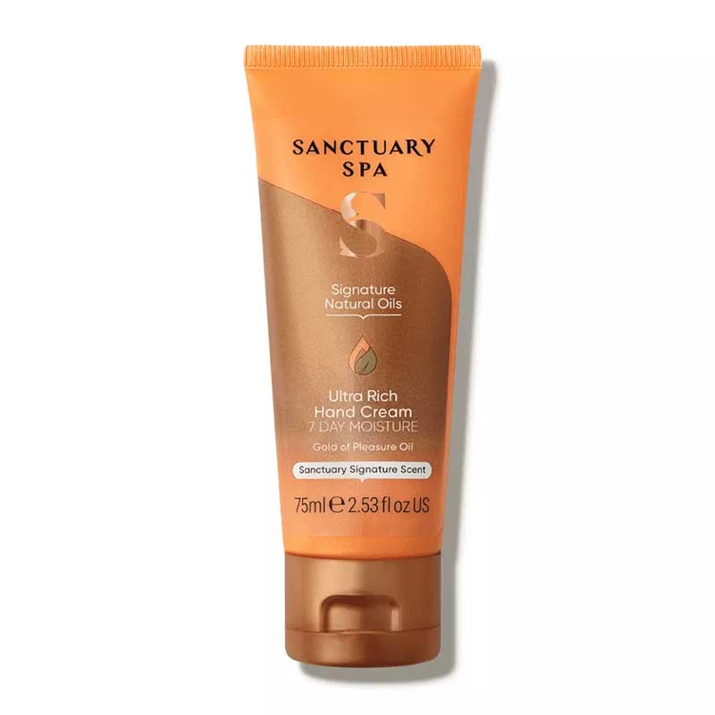 Sanctuary Ultra Rich Hand Cream | signature natural oils | gold of pleasure oil for hands | nourish hands