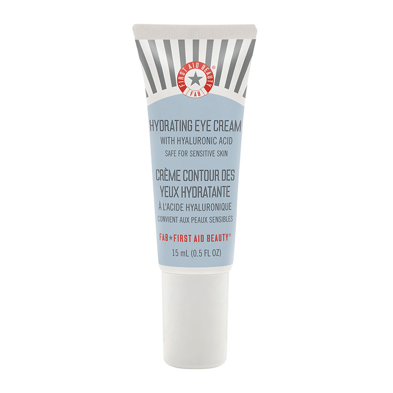 First Aid Beauty Hydrating Eye Cream with Hyaluronic Acid | puffiness | undereye contour help