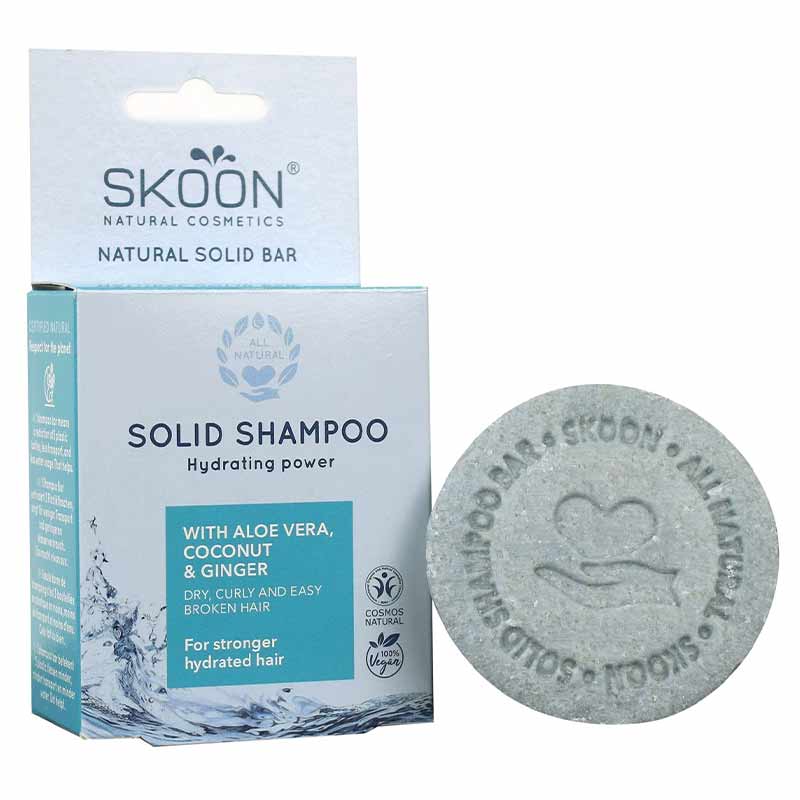 Skoon Shampoo Bar - Hydrating Power | aloe vera coconut and ginger | natural shampoo bar of soap