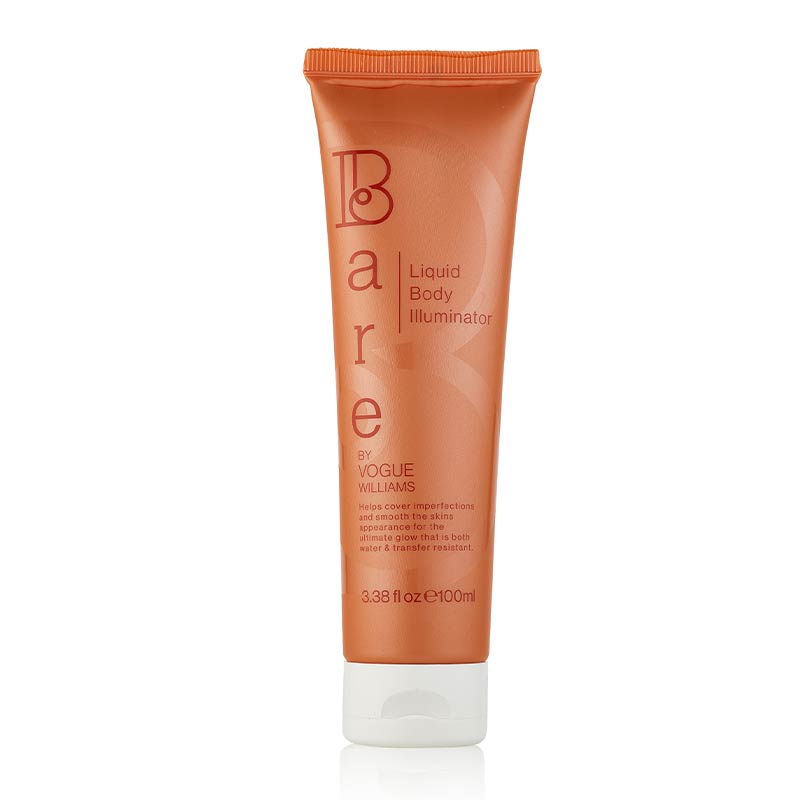 Bare by Vogue liquid body illuminator | Extra Glow and shine | Formulated with goji berry and pomegranate | Vitamin A and C | Sun kissed glow | Boost of hydration