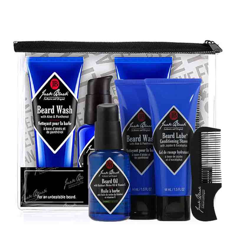 Jack Black Beard Grooming Kit | beard wash | beard lube | beard oil