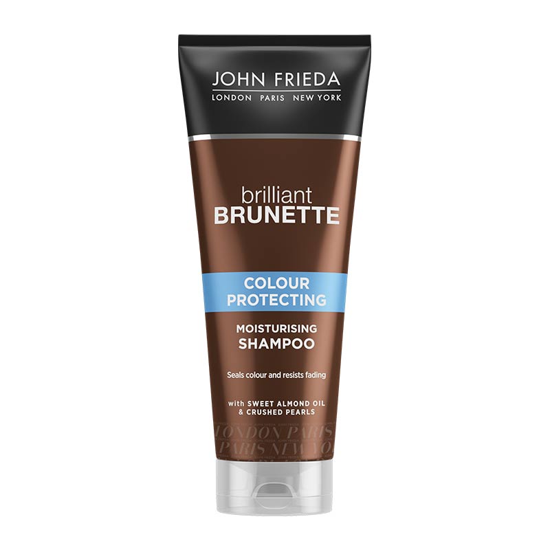 John Frieda Brilliant Brunette Colour Protecting Shampoo | brunette shampoo | moisturising shampoo