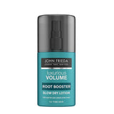 John Frieda Luxurious Volume Root Booster Blow Dry Lotion | hair care | instant volume | lightweight | long lasting | volume | volumised style.