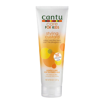 Cantu kids curling custard | Add hold to hair | Gentle hair care | Shea butter | Coconut oil | Honey | For textured hair