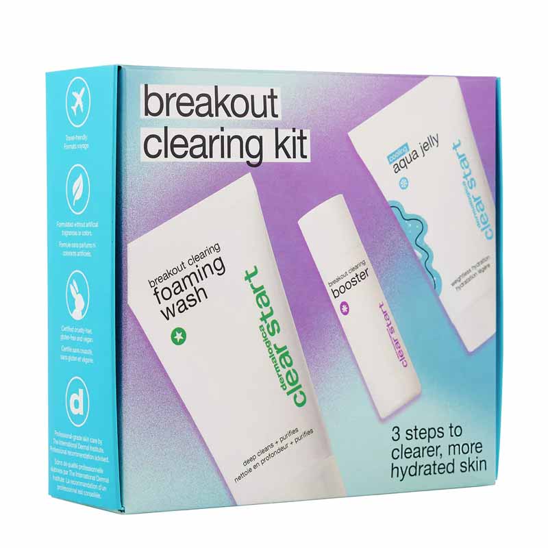 Dermalogica Clear Start Breakout Clearing Kit | skincare breakout gift set | trial skin kit