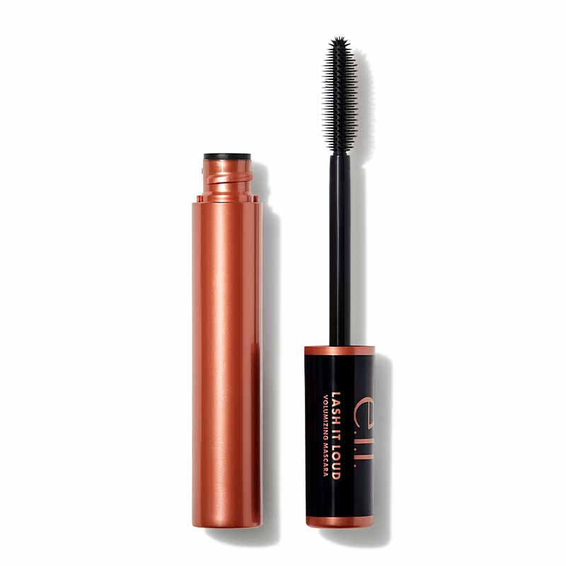 e.l.f. :ash It Loud Mascara | Volume boosting | Intense colour | Bold eyes | Rich formula |  Highly pigmented | Add thickness and volume | Silicone brush | 