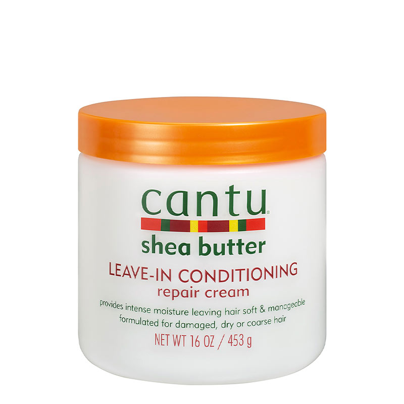 Cantu leave in conditioning repair cream | Shea butter | Intense moisturisation | Soften hair | Multi-use product | Healthier hair 