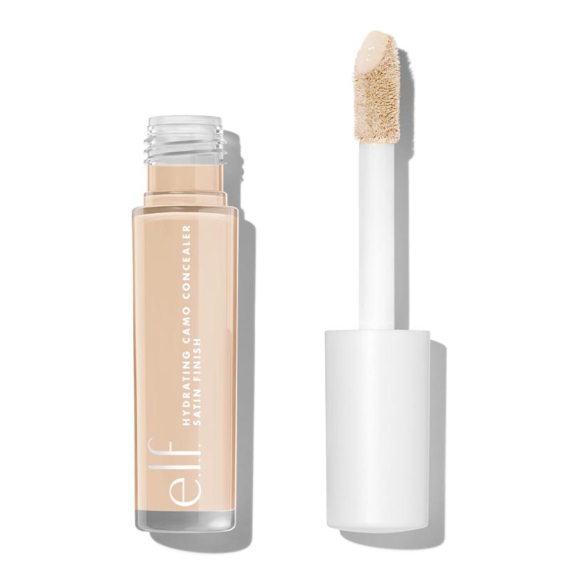 e.l.f. Hydrating Camo Concealer | Full coverage concealer | Cover imperfections | Care for skin | Rose Flower Water and Sodium Hyaluronate