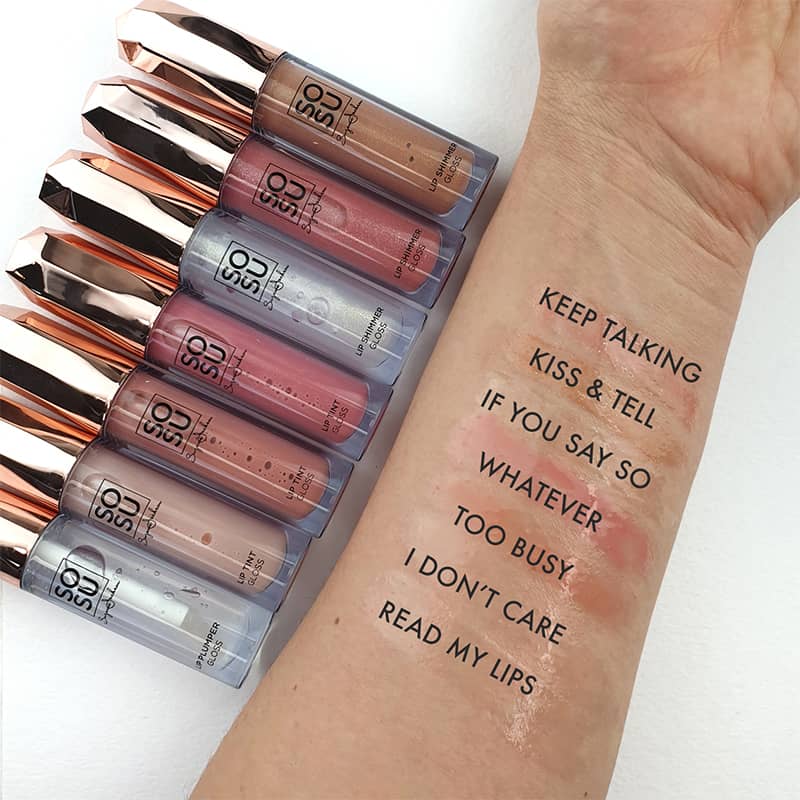 SOSU by Suzanne Jackson Let Them Talk... Lip Shimmer Gloss | Swatches