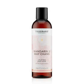 Tisserand Mandarin and May Chang Bath Soak | Uplifting | bubble bath | aromatherapy | bath gel