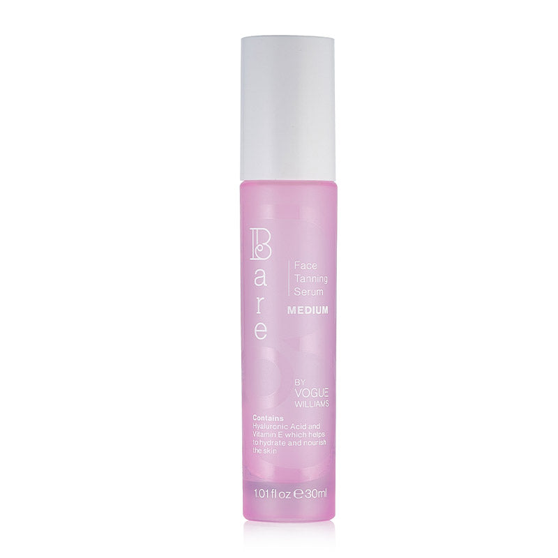Bare by Vogue Face Tanning Serum | Hyaluronic acid | Vitamin E | Carrot extract | Sun kissed glow without the sun | 