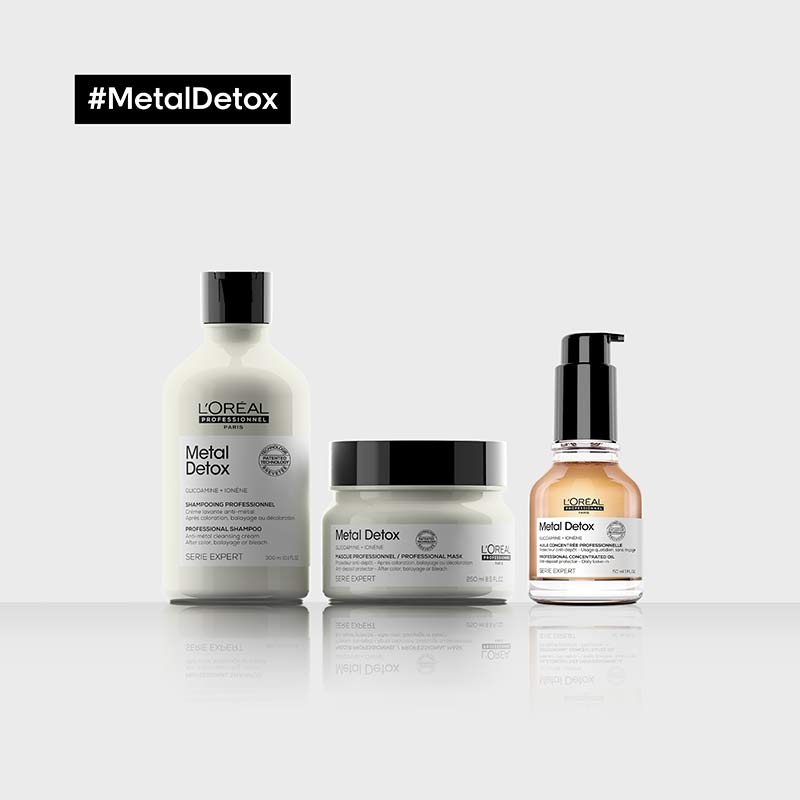 L'Oreal Professionnel Metal Detox Anti-Deposit Protector Concentrated Oil | metal detox range | #metaldetox | how to get hard water out of hair