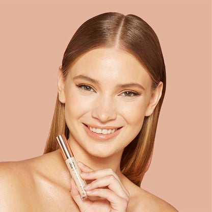 SOSU by Suzanne Jackson Wake-Up Wand Correcting Concealer | shade 03 fair on model