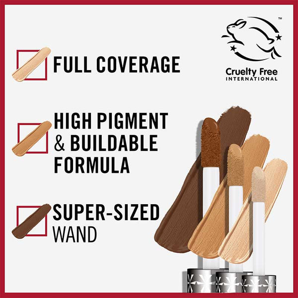 Rimmel London Multi Tasker Concealer | full coverage | high pigment and buildable formula | super sized wand concealer