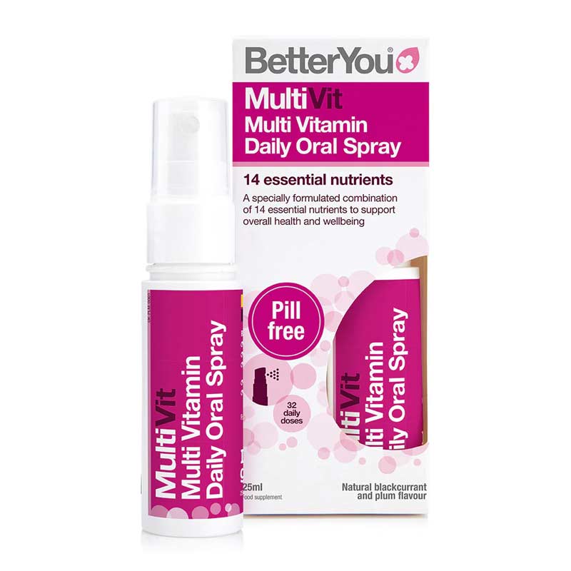 Better You Multivit Oral Spray | 14 essential nutrients in vitamin spray