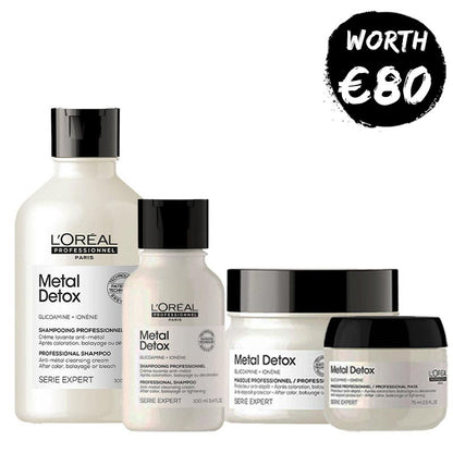 L'Oreal Professionnel Metal Detox Home and Away Bundle