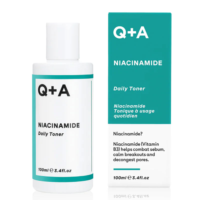 Q+A Niacinamide Daily Toner | toner for breakouts and clogged pores