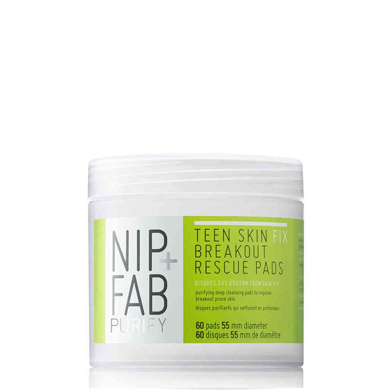 Nip + Fab Teen Skin Fix Breakout Rescue Salicylic Pads | cleansing pads | salicylic acid | witch hazel