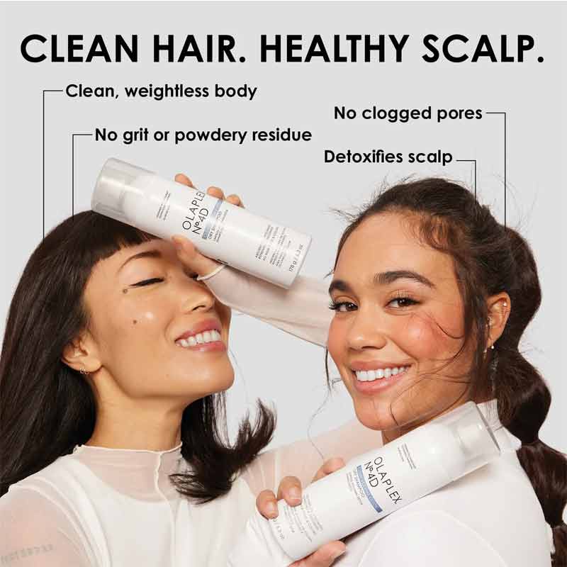 Olaplex No 4D Clean Volume Detox Dry Shampoo | detoxify scalp with dry shampoo| dry shampoo with no grit or powder texture | clean hair with light dry shampoo