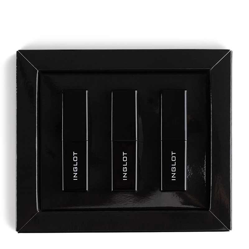 Inglot Lip Icons Mini Lipstick Trio Gift Set