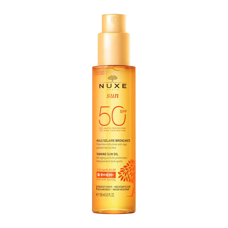 NUXE Tanning Sun Oil SPF 50 | sun & tan | tanning oil | NUXE | sun cream 