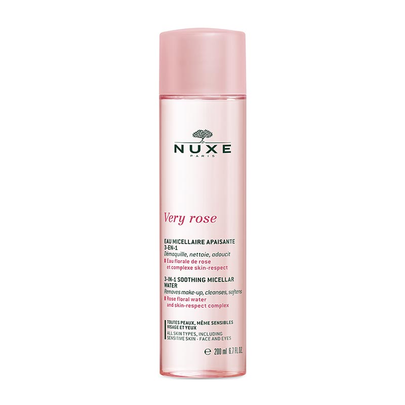 NUXE Very Rose 3 in 1 Soothing Micellar Water | Makeup Remover | NUXE Cleanser