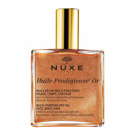 NUXE Huile Prodigieuse Gold Shimmer Oil | NUXE Gold face Oil | NUXE Shimmer body Oil 