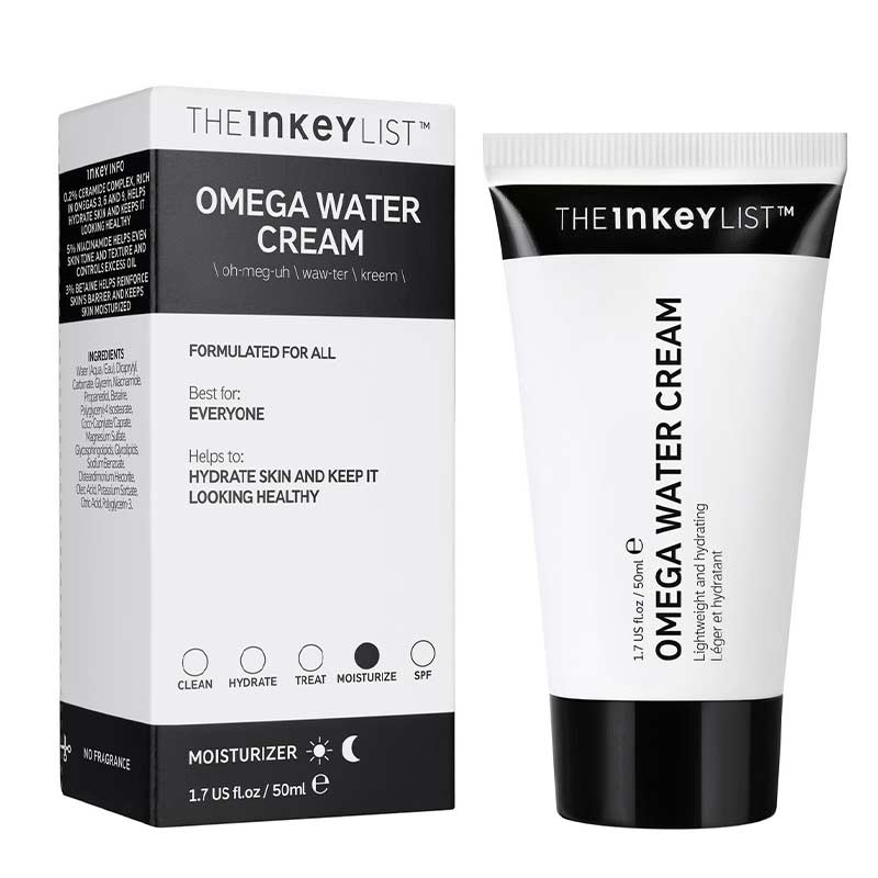 The INKEY List Omega Water Cream | lightweight and hydrating | hydrated skin and keep it looking healthy