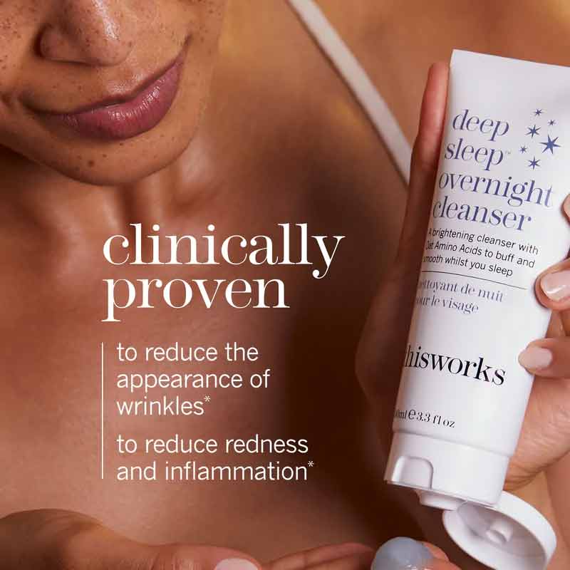 This Works Deep Sleep Overnight Cleanser | Skincare for anti-aging | products for skin redness | skincare | skin | face products | face wash | facial cleanser 