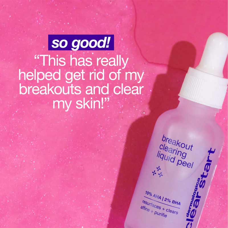 Dermalogica Clear Start Breakout Clearing Liquid Peel | clear breakouts and clear the skin