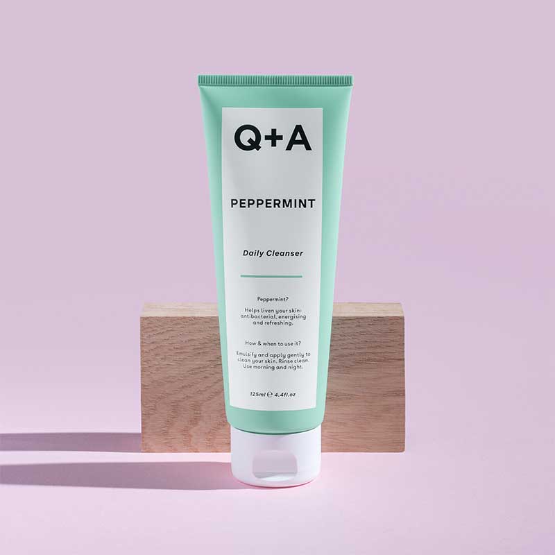 Q+A Peppermint Daily Wash | fresh feeling on the skin after cleasner