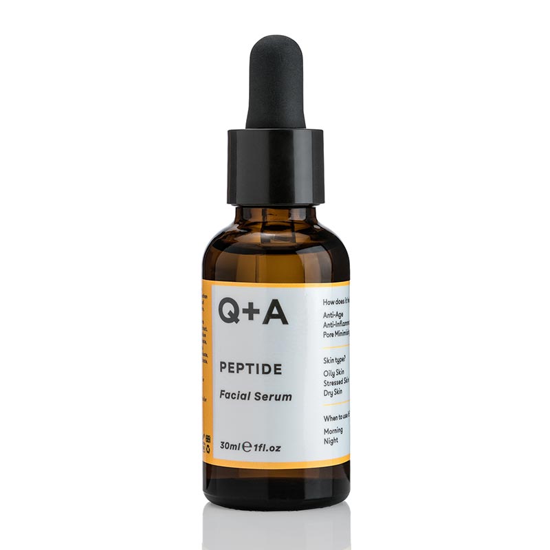 Q+A Peptide Facial Serum | peptides for the skin