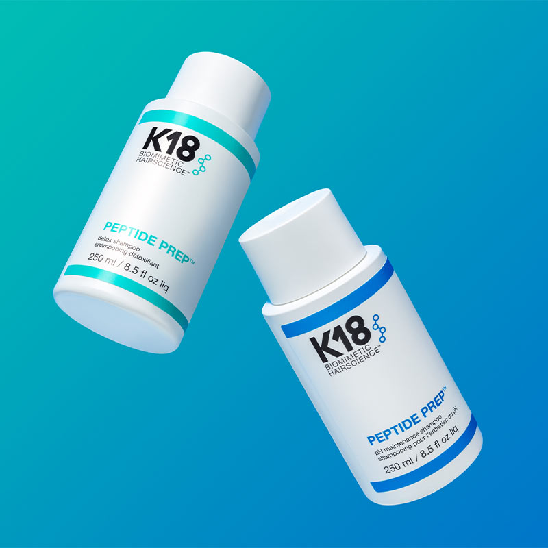 K18 Peptide Prep Detox Shampoo | peptides in hair care