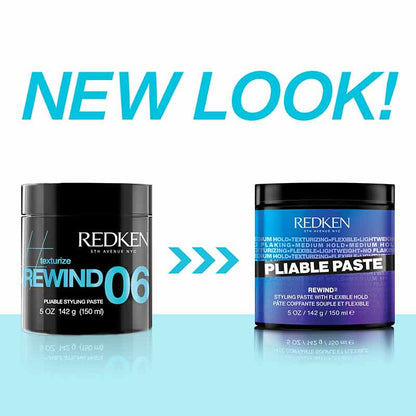 Redken Pliable Rewind Styling Paste | Texturizing paste |  Long-hair | Short-hair | Medium-hair