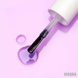 Essie Nail Care Hard To Resist Strengthener | violet tint nail strengthener swatch | clear nail strengthener texture