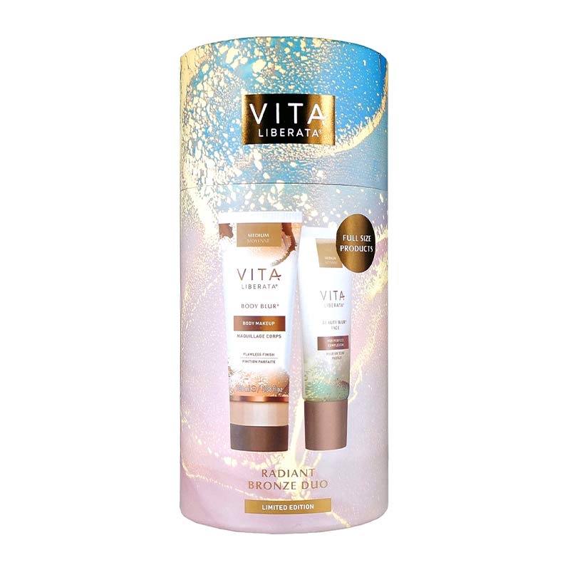 Vita Liberata Body Blur Radiant Bronze Duo Gift Set | tanning gift set  | body blur gift set | beauty blur gift set | self tan instant tan | body makeup | vita liberata rebrand gift set