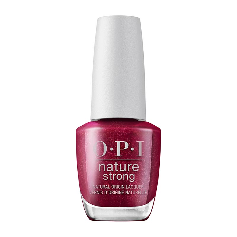 OPI Nature Strong Nail Polish | pink nail polish | glittery nail varnish | red nail varnish | christmas nails | christmas nail colours 