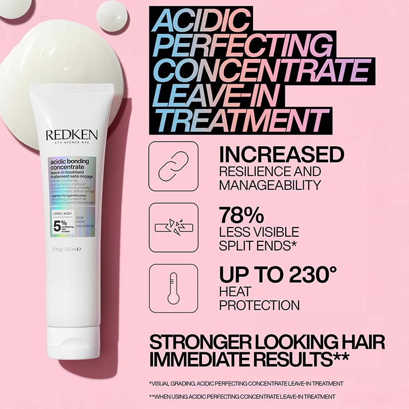 Redken Acidic Perfecting Concentrate Leave-In Treatment | Leave in treatment | conditioner | dry hair | split ends | leave in hair treatment 