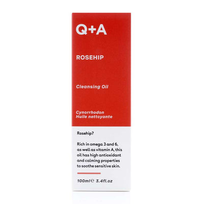 Q+A Rosehip Cleansing Oil | cleasning oil rich in antioxidants