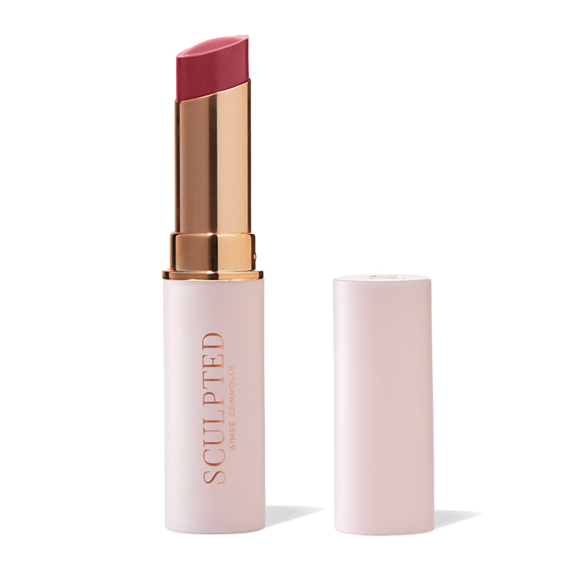 Sculpted By Aimee Connolly HydraLip | shade rose lip balm glossy hyaluronic acid 