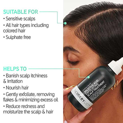 The INKEY List Salicylic Acid Exfoliating Scalp Treatment | sensitve scalp pre shampoo treatment