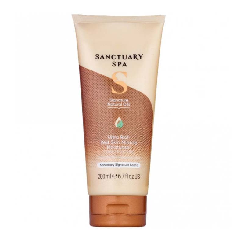 Sanctuary Ultra Rich Wet Skin Moisture Miracle Body Lotion | Sanctuary | natural oils | wet skin moisturiser | Moisturiser | sanctuary spa 