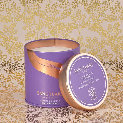 Sanctuary Fig & Black Amber Scented Candle | candle | home fragrance