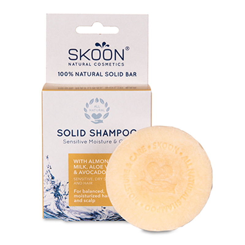 Skoon Shampoo Bar - Sensitive Moisture & Care | natural shampoo bar | bar of soap shampoo | vegan cruelty free sustainable shampoo