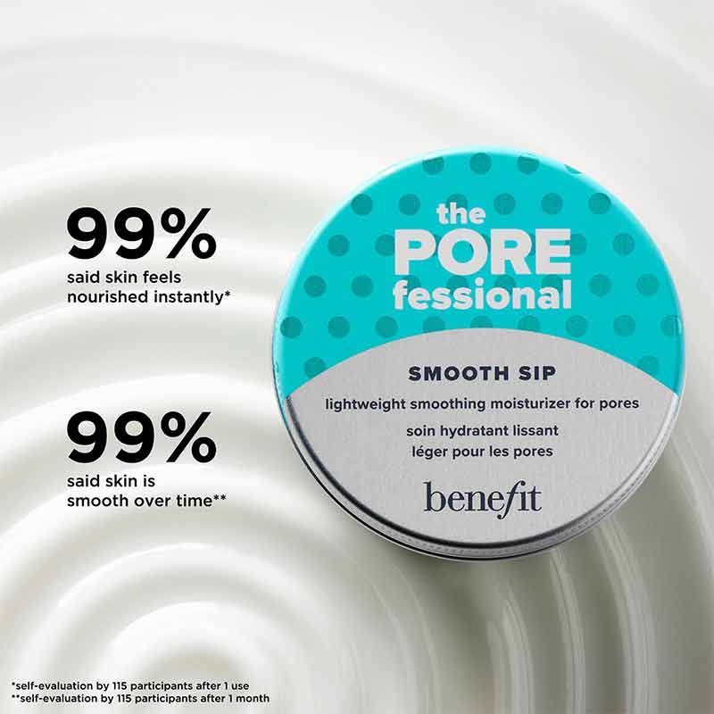 Benefit Cosmetics The Porefessional Smooth Sip Moisturizer + FREE Icy Globes