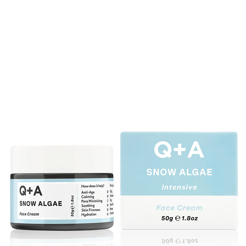 Q+A Snow Algae Intensive Face Cream | calming face cream