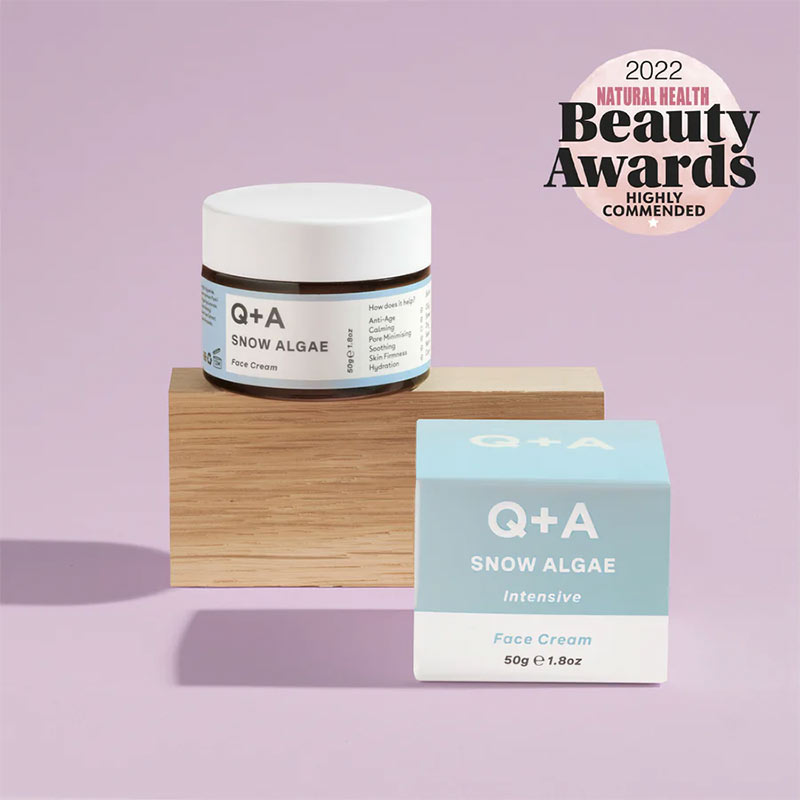 Q+A Snow Algae Intensive Face Cream | intensive day and night cream for anti ageing