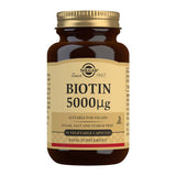 Solgar Biotin 5000 mcg Vegetable Capsules | food supplements