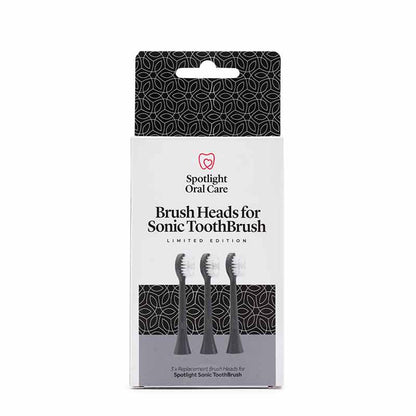 Spotlight Oral Care Replacement Sonic Heads Graphite Grey | replacement heads